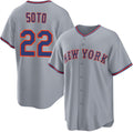 New York Mets #22 Juan Soto Gray HOLBERT 2025 Limited Stitched Jersey