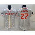 Houston Astros #27 Jose Altuve Number White HOLBERT 2023 City Connect Flex Base Stitched Jersey 3
