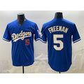 Los Angeles Dodgers #5 Freddie Freeman Royal HOLBERT Limited Stitched Jersey