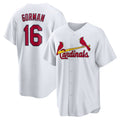 St. Louis Cardinals #16 Nolan Gorman White HOLBERT Home Replica Jersey