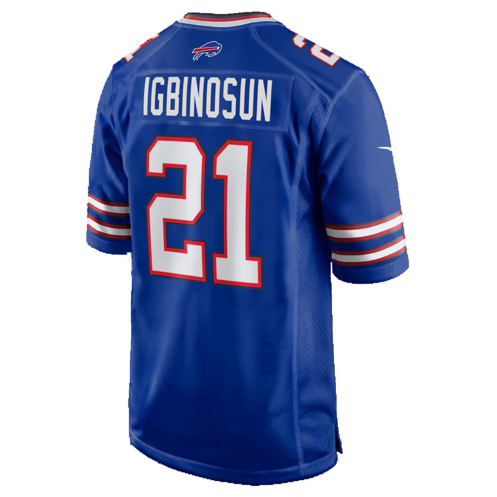 B.Bills #21 Davison Igbinosun Royal HOLBERT Team Game Jersey