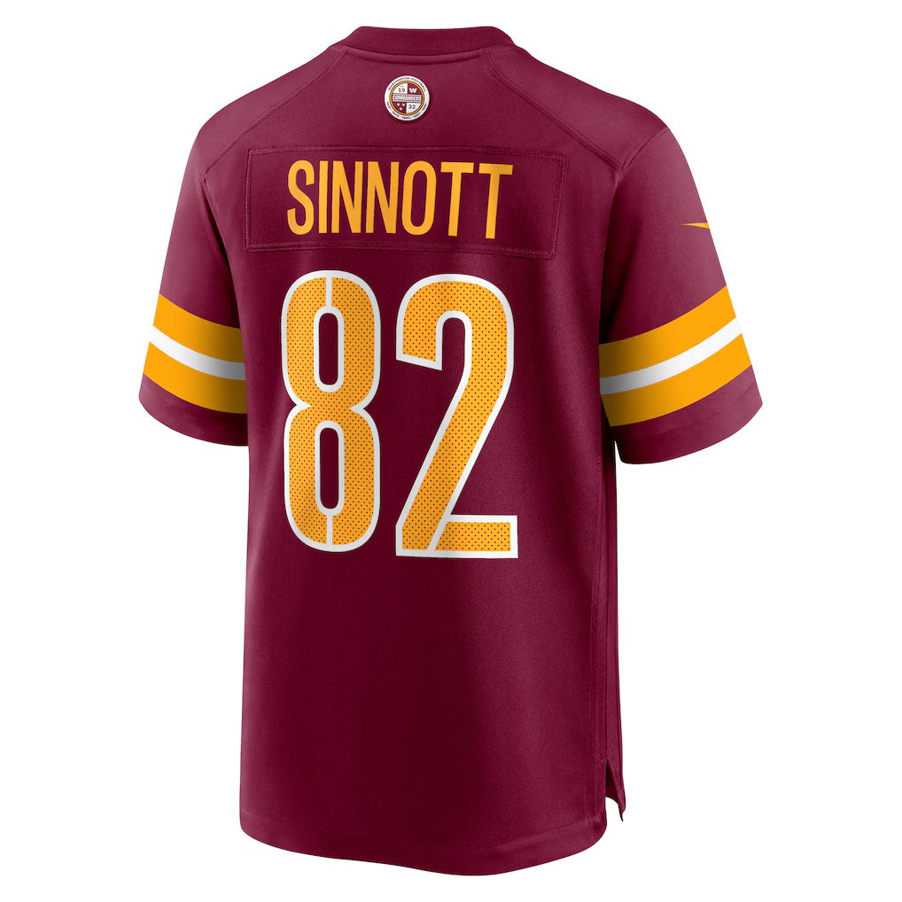 W.Commanders #82 Ben Sinnott Burgundy HOLBERT Game Jersey