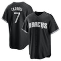 Arizona Diamondbacks #7 Corbin Carroll Player Black HOLBERT Game Home Stitched Jerseys
