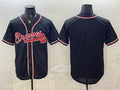 Atlanta Braves Blank 2026 Fashion Replica Black HOLBERT Out Stitched Jersey