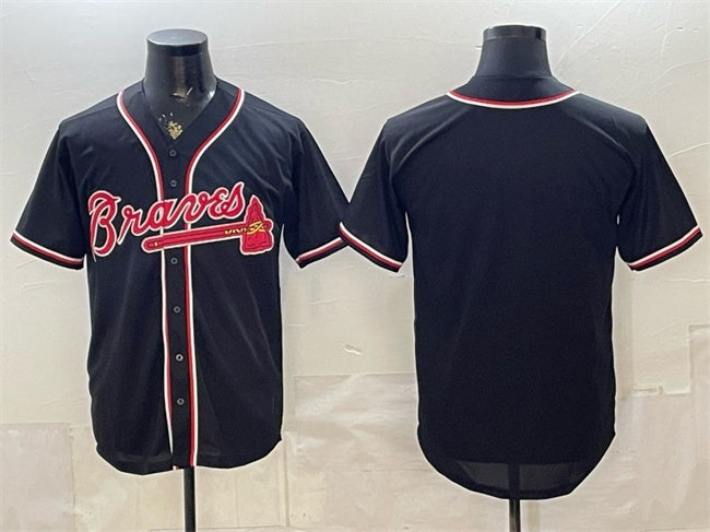 Atlanta Braves Blank 2026 Fashion Replica Black HOLBERT Out Stitched Jersey