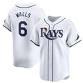 Tampa Bay Rays #6 Taylor Walls White HOLBERT Home Limited Stitched Jersey