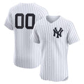 Custom New York Yankees White HOLBERT Home Elite Jersey