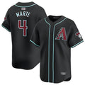 Arizona Diamondbacks #4 Ketel Marte Player Black HOLBERT Limited Home Game Stitched Jerseys