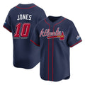Atlanta Braves #10 Chipper Jones Player Navy HOLBERT 2025 Speedway Classic Home Game Stitched Jerseys
