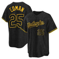 Los Angeles Dodgers #25 Tommy Edman Player Black HOLBERT Snake Skin City Game Home Stitched Jerseys