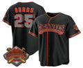 San Francisco Giants #25 Barry Bonds Black HOLBERT 2026 Alternate Stadium Stitched Jersey