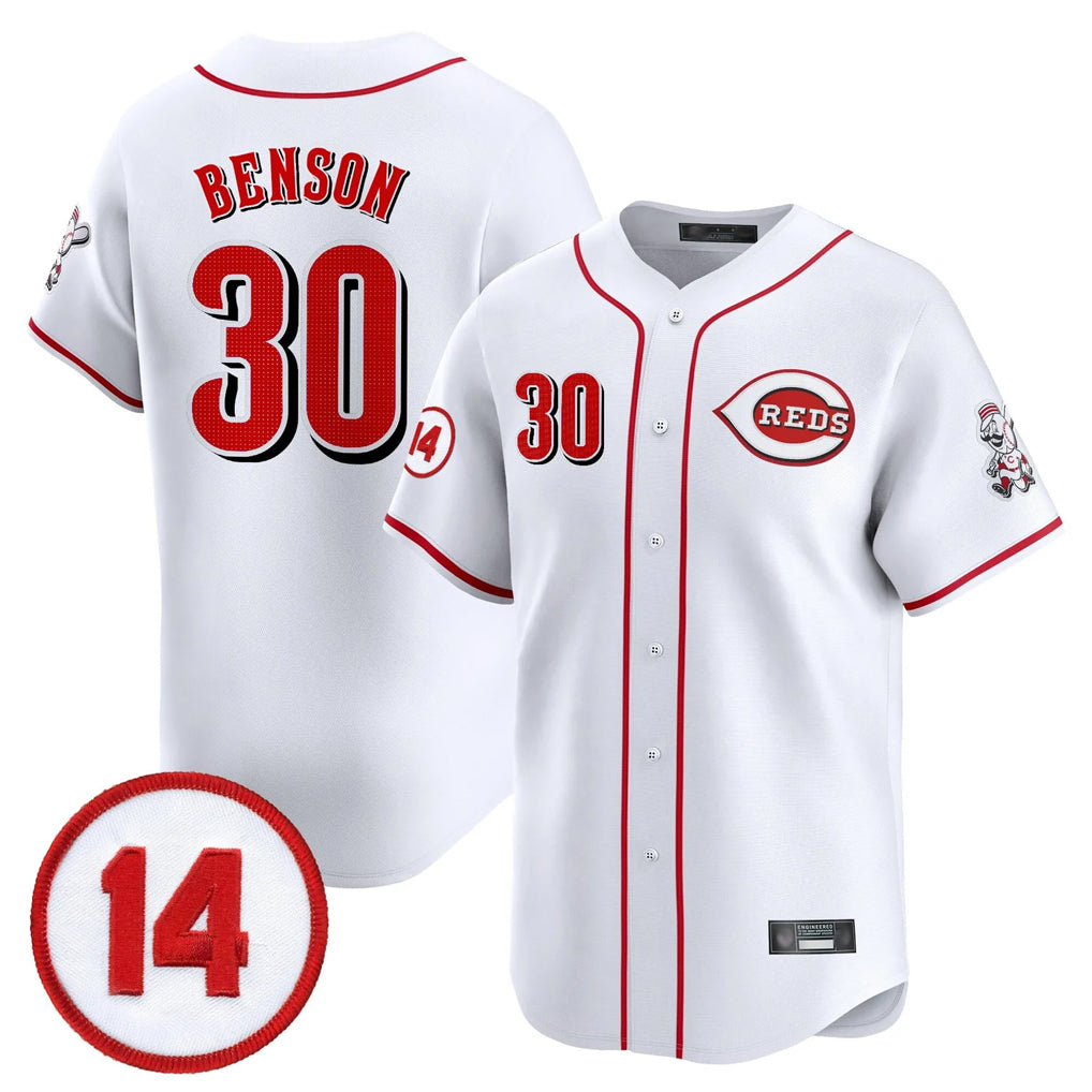 Cincinnati Reds #30 Ken Griffey Player White HOLBERT Vapor Premier Limited Home Stitched Jerseys