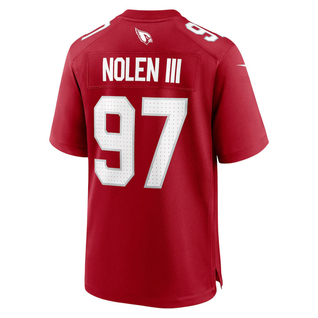 A.Cardinals #97 Walter Nolen Cardinal HOLBERT 2025 active First Round Pick Game Jersey