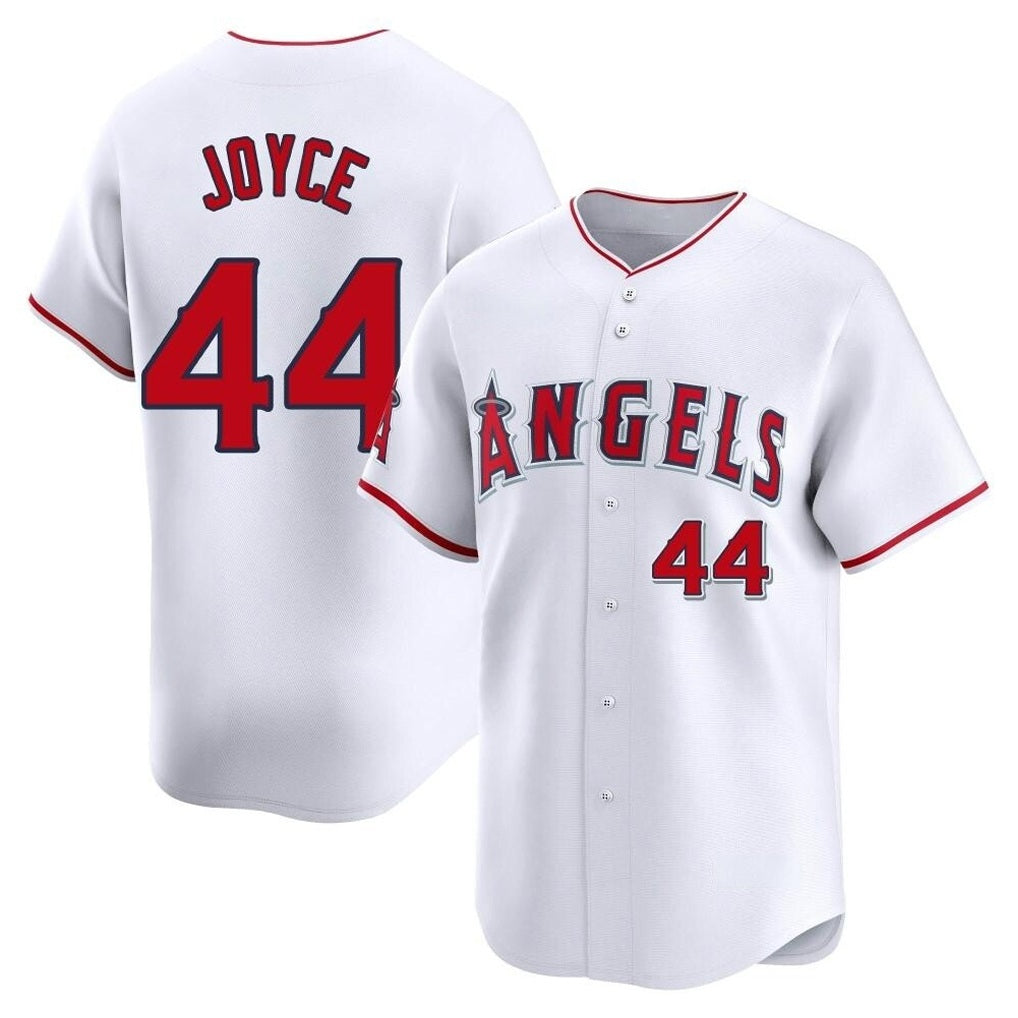 Los Angeles Angels #44 Ben Joyce Player White HOLBERT Limited Home Stitched Jerseys