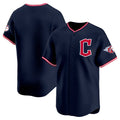 Cleveland Guardians Blank Navy HOLBERT 2025 Alternate Limited Stitched Jersey