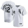Chicago White Sox #12 Colson Montgomery Player White HOLBERT Stripe Limited Home Stitched Jerseys