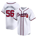 Atlanta Braves #56 Spencer Schwellenbach Player White HOLBERT Limited Home Game Stitched Jerseys