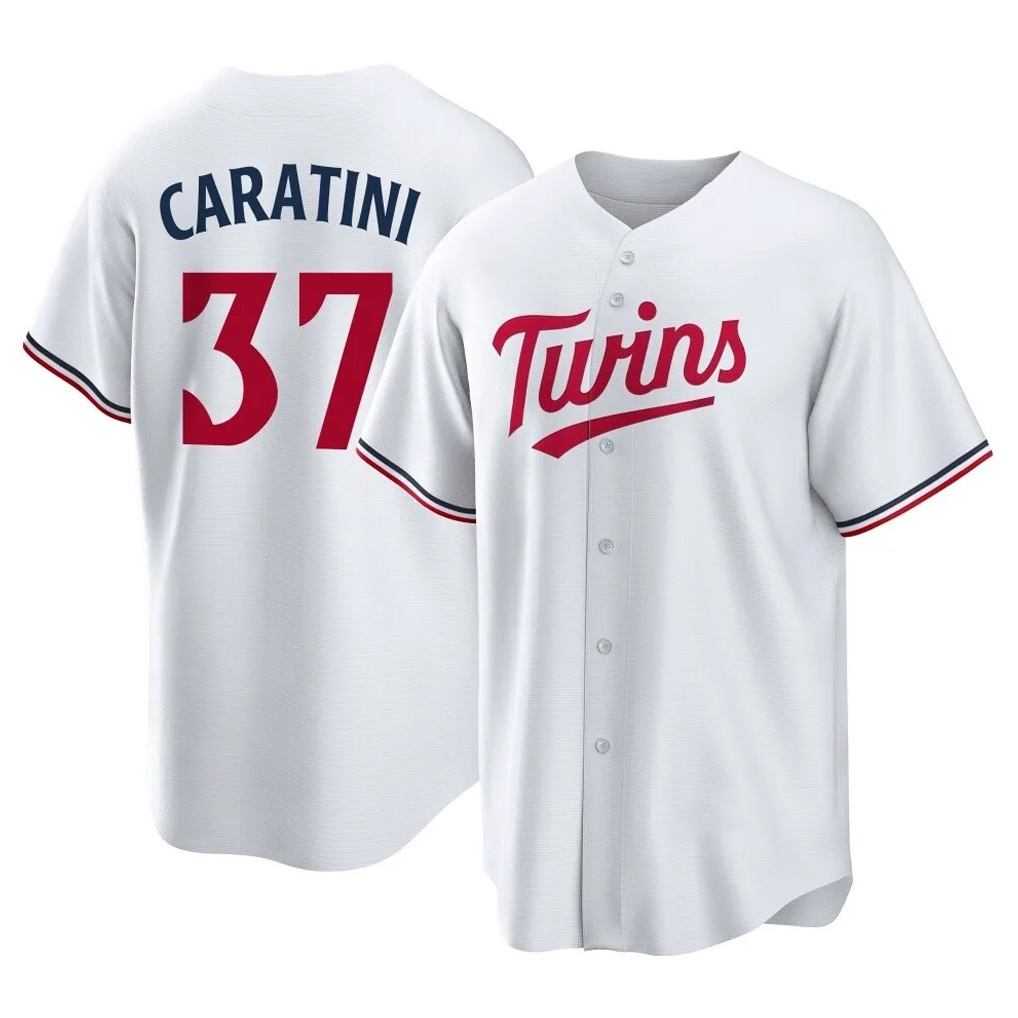 Minnesota Twins #37 Victor Caratini Player White HOLBERTHome Game Stitched Jerseys
