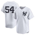 New York Yankees #54 Max Fried White HOLBERT Home Limited Player Jersey