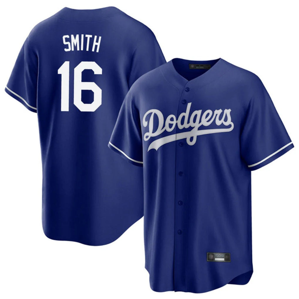 Los Angeles Dodgers #16 Will Smith Player Royal HOLBERT Game Stitched Jerseys