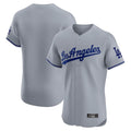 Los Angeles Dodgers Blank Player Gray HOLBERT Limited Elite Home Stitched Jerseys
