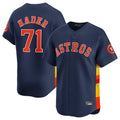Houston Astros #71 Josh Hader Player Navy HOLBERT Limited Home Stitched Jerseys