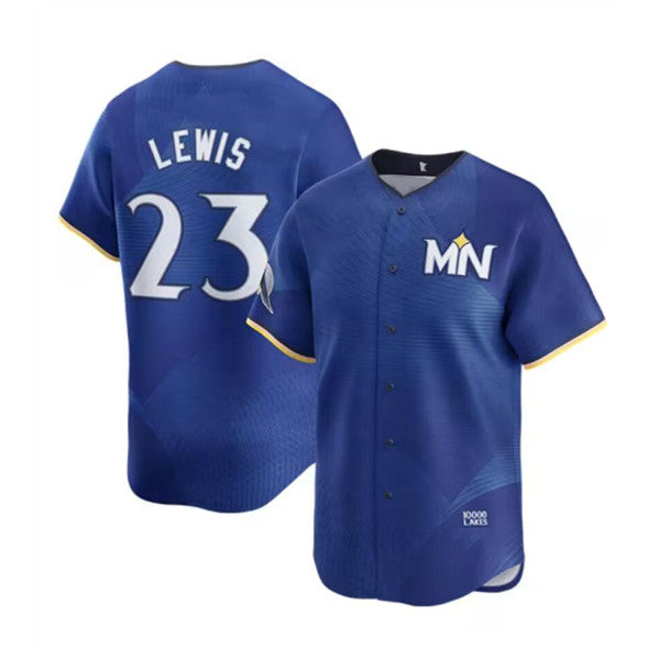Minnesota Twins #23 Royce Lewis Royal HOLBERT 2024 City Connect Limited Stitched Jersey