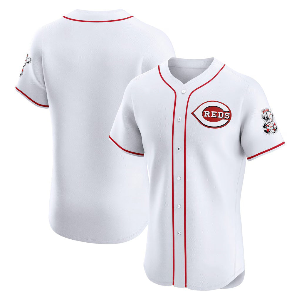 Cincinnati Reds White HOLBERT Home Elite Jersey