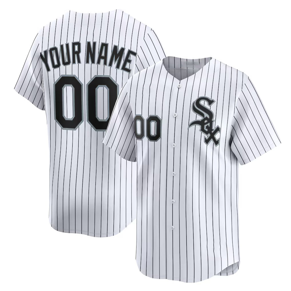 Custom Chicago White Sox White HOLBERT Home Limited Jersey
