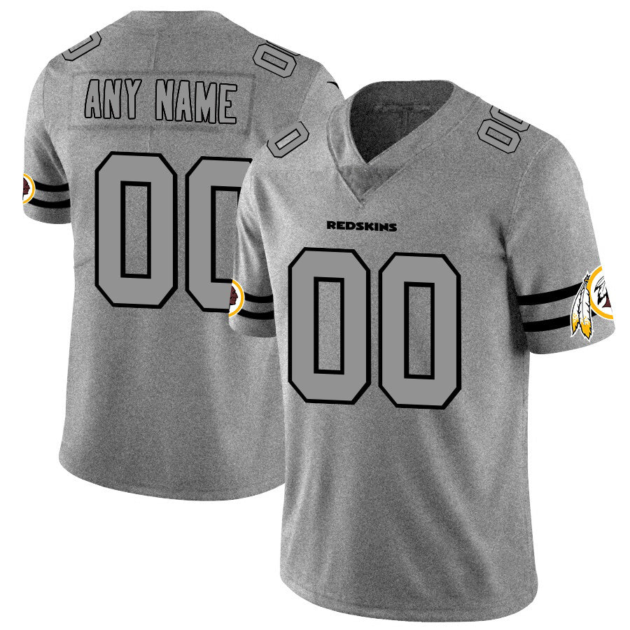 Custom W.Redskins 2019 Gray HOLBERT Gridiron Gray Vapor Untouchable Limited Jersey