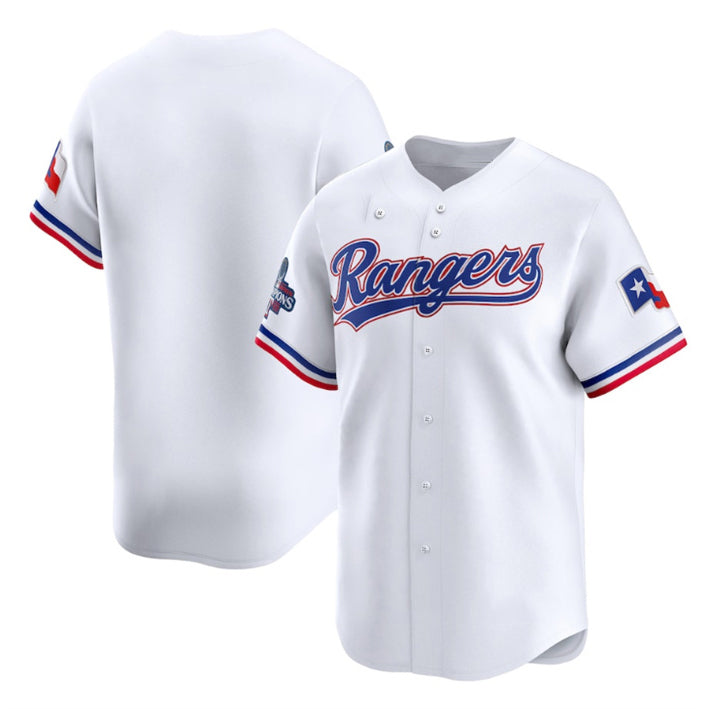 Texas Rangers Blank White HOLBERT 2023 World Series Champions Stitched Jersey