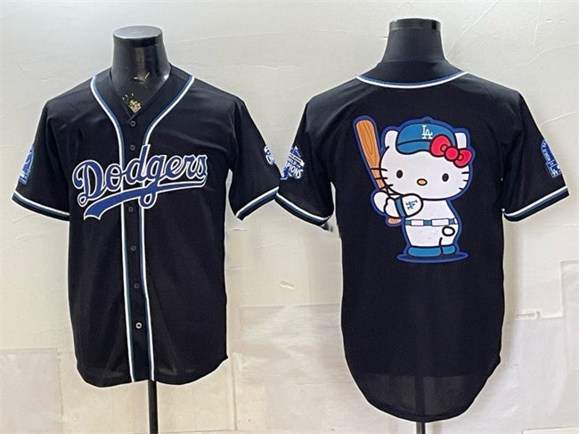 Los Angeles Dodgers Team Big Logo B2B Champs 2026 Black HOLBERT Out Style Vapor Limited Stitched Jersey