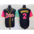 San Diego Padres #2 Xander Bogaerts Number Black HOLBERT NEW 2023 City Connect Cool Base Stitched Jersey