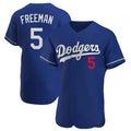 Los Angeles Dodgers #5 Freddie Freeman Player Royal HOLBERT Limited Elite Home Stitched Jerseys