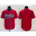 Toronto Blue Jays Blank Red HOLBERT Cool Base Stitched Jersey
