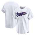 Texas Rangers White HOLBERT Throwback Cooperstown Collection Limited Jersey