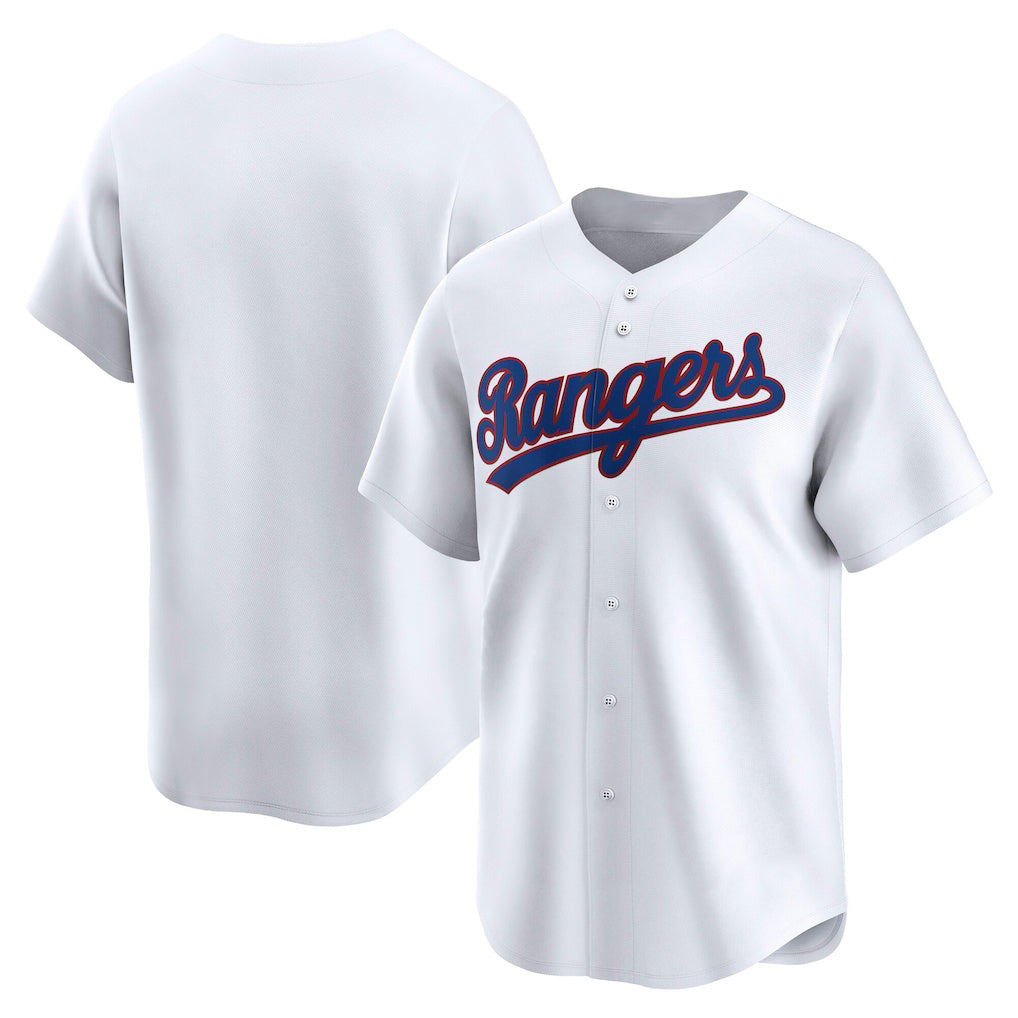 Texas Rangers White HOLBERT Throwback Cooperstown Collection Limited Jersey