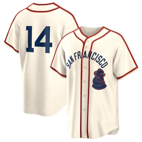San Francisco Giants #14 Patrick Bailey Cream HOLBERT 2024 Rickwood Classic Stitched Jersey