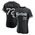 Chicago White Sox #72 Carlton Fisk Player Black HOLBERT City Connect Limited Elite Home Stitched Jerseys