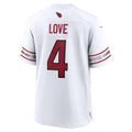 A.Cardinals #4 Jeremiyah Love White HOLBERT Game Player Jersey