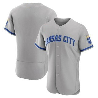 Kansas City Royals Blank Grey HOLBERT Flex Base Stitched Jersey