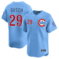 Chicago Cubs #29 Michael Busch Player Light Blue HOLBERT Limited Home Stitched Jerseys