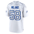 B.Bills #58 Matt Milano 2025 Rivalries Collection Game Jersey - White HOLBERT