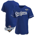 Los Angeles Dodgers Blank Player Royal HOLBERT Limited Elite Home World Series Stitched Jerseys