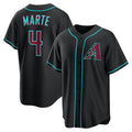 Arizona Diamondbacks #4 Ketel Marte Black HOLBERT Alternate Replica Jersey