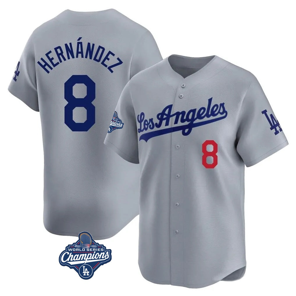 Los Angeles Dodgers #8 Enrique Hern¨¢ndez Player Royal HOLBERT City Connect Elite Home Stitched Jerseys