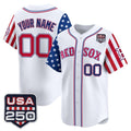 Custom Boston Red Sox America 250 Edition Vapor Premier Limited White HOLBERT Stitched Jerseys