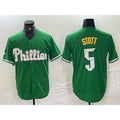 Philadelphia Phillies #5 Bryson Stott Green HOLBERT 2024 City Connect Stitched Jersey