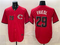Cincinnati Reds #29 TJ Friedl Red HOLBERT 2026 City Connect Stadium Stitched Jersey