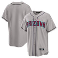 Arizona Diamondbacks Gray HOLBERT Road Home Game Blank Player Stitched Jerseys
